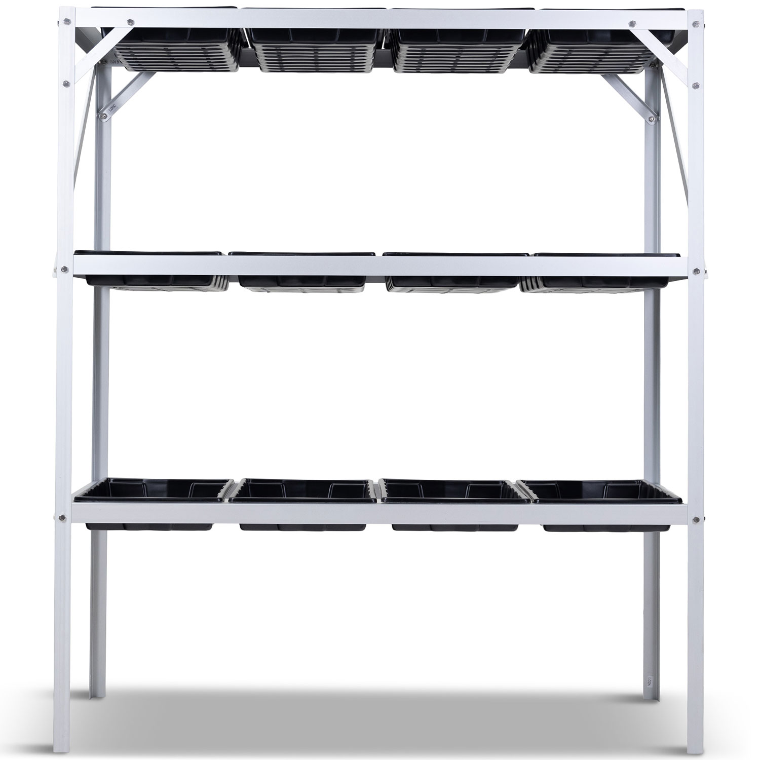 Växthusbord Metalcraft 113cm med planeringslådor