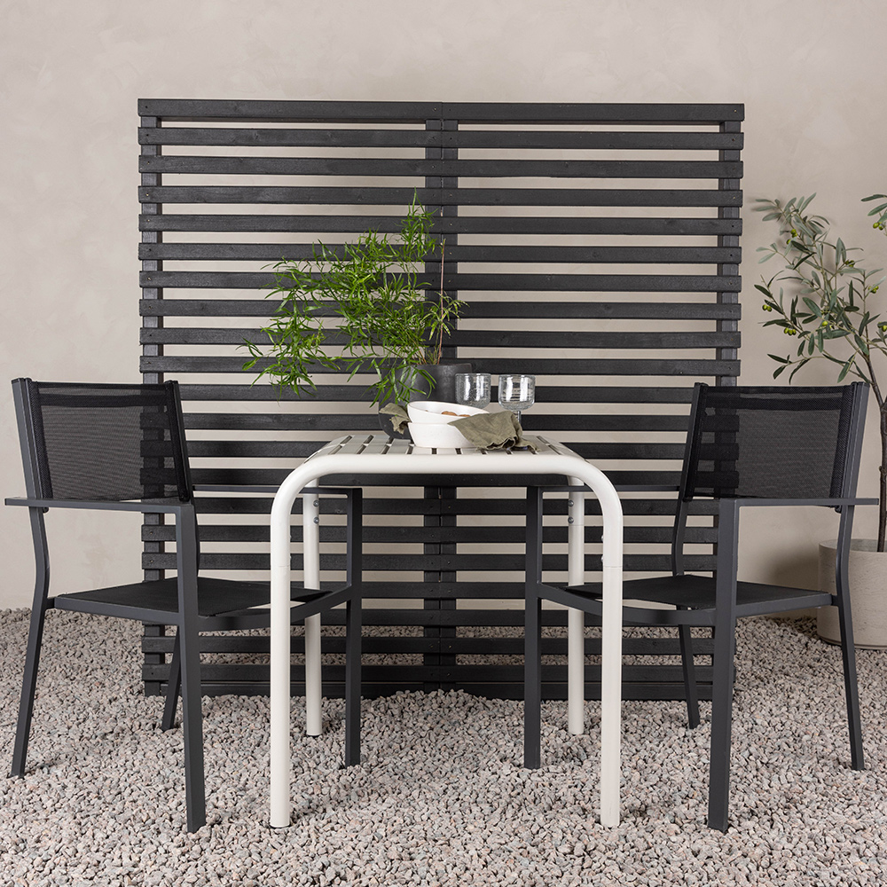 Cafégrupp Venture Home Borneo Bord med 2 Copacabana Stolar