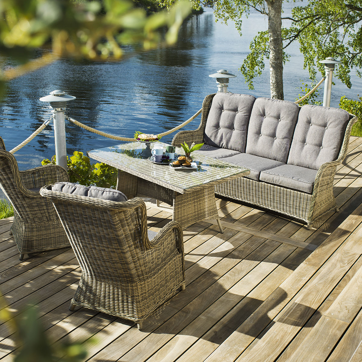 Utebord Hillerstorp Hampton 80X150 cm