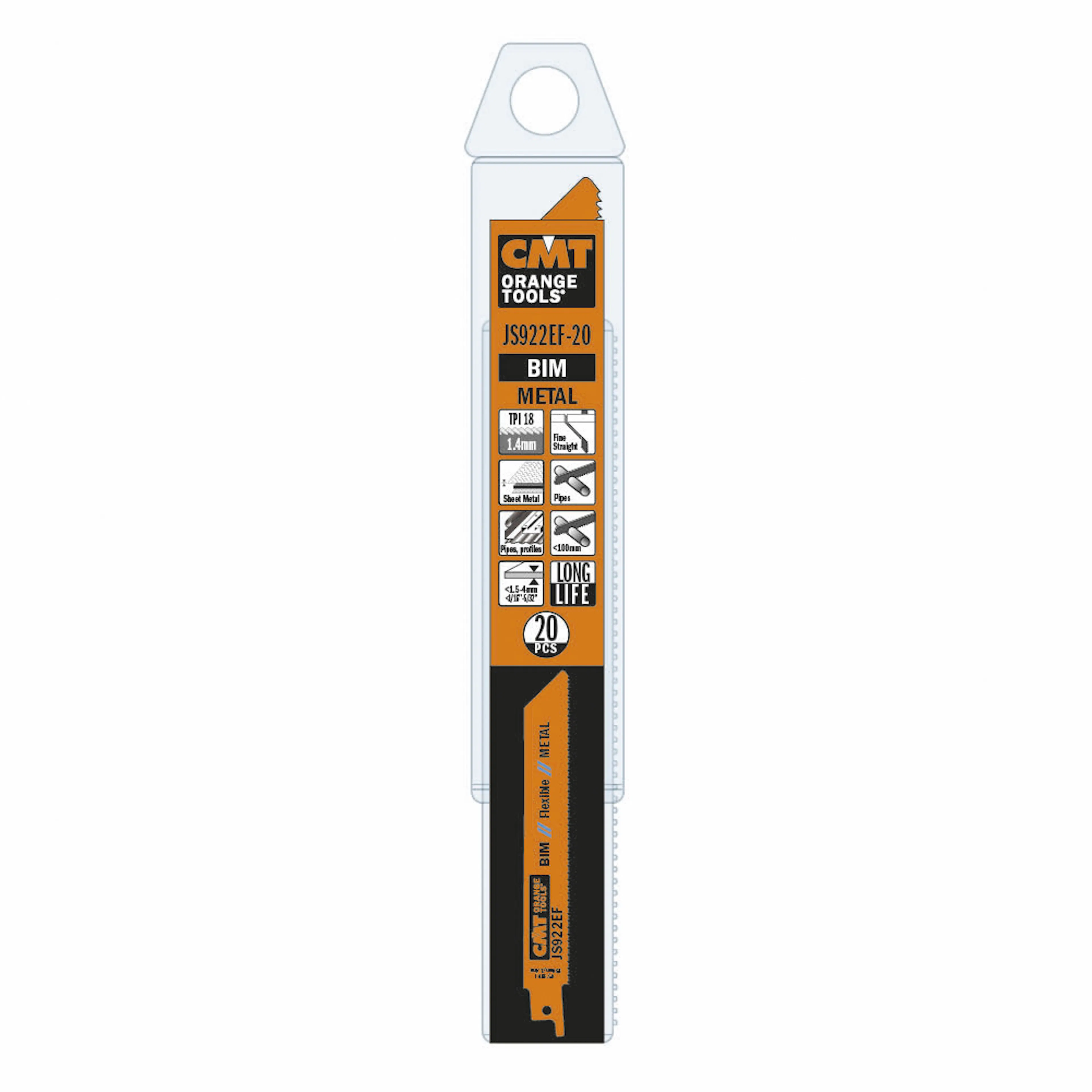 Tigersågblad CMT Orange Tools Metall 150mm BIM Flex JS922BF-5