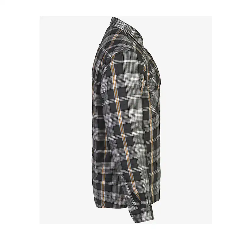 5157 Flanellskjorta quiltfodrad, M, Grå Storlek:M Grå