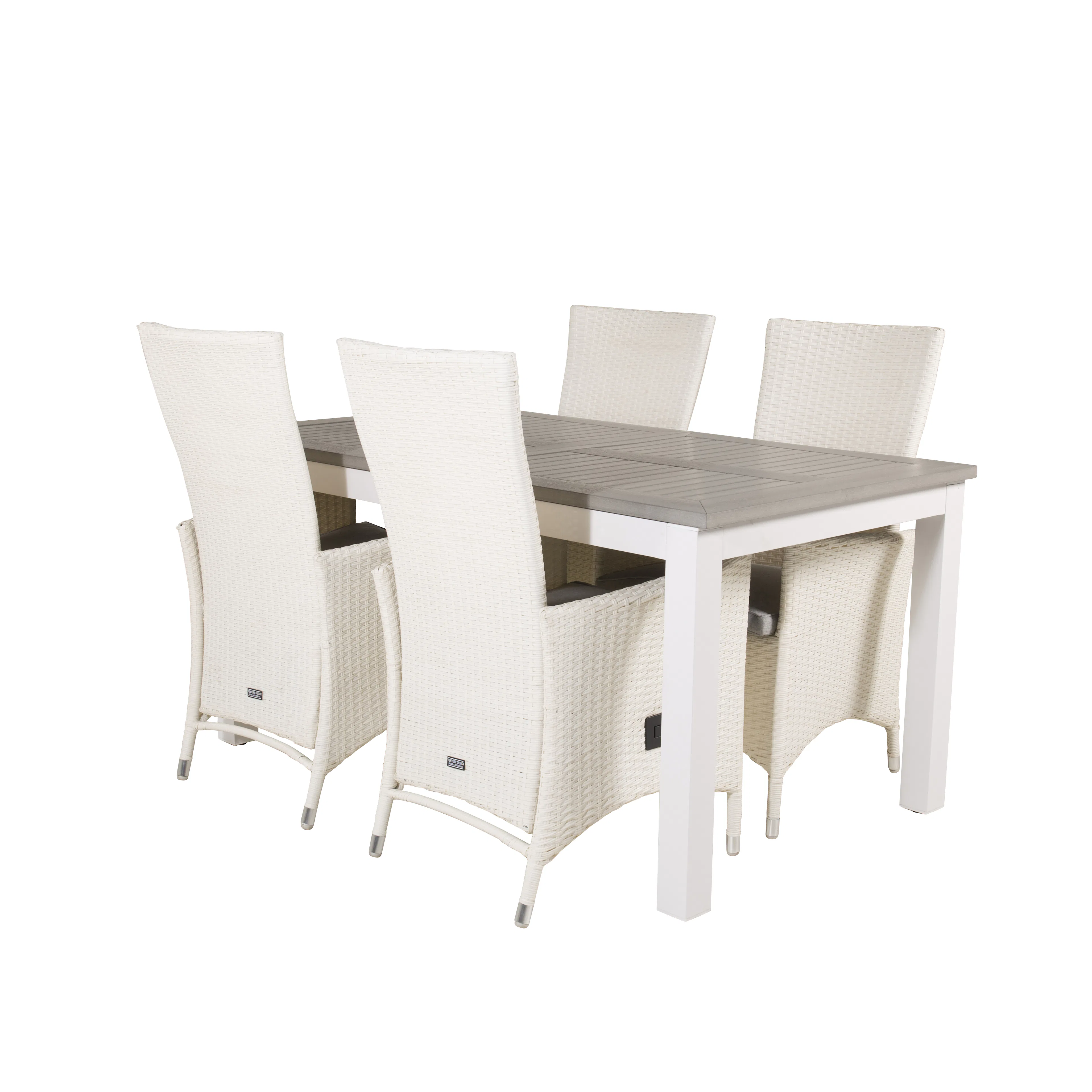 Matgrupp Venture Home Aleyna 160/240 med 4 Pishi Matstolar