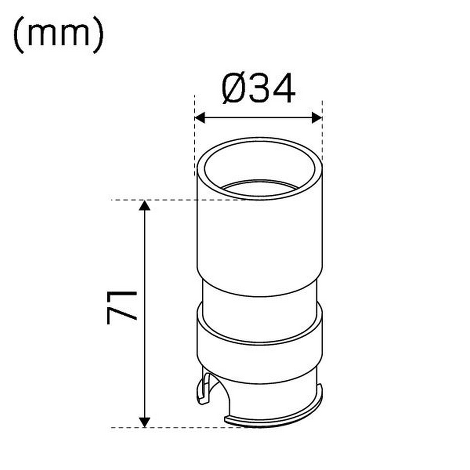Ingjutningshylsa Decklight Super Garden 71 mm