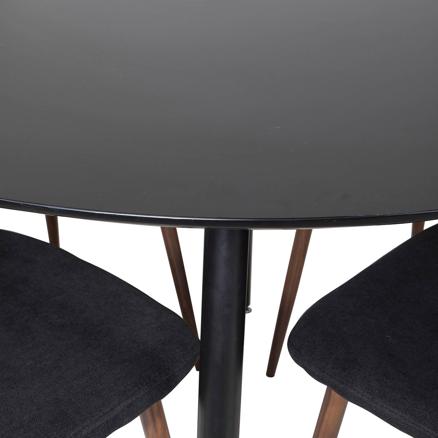 Matgrupp Venture Home Silvia med 4 Pobbie Stolar Runt Polyestertyg