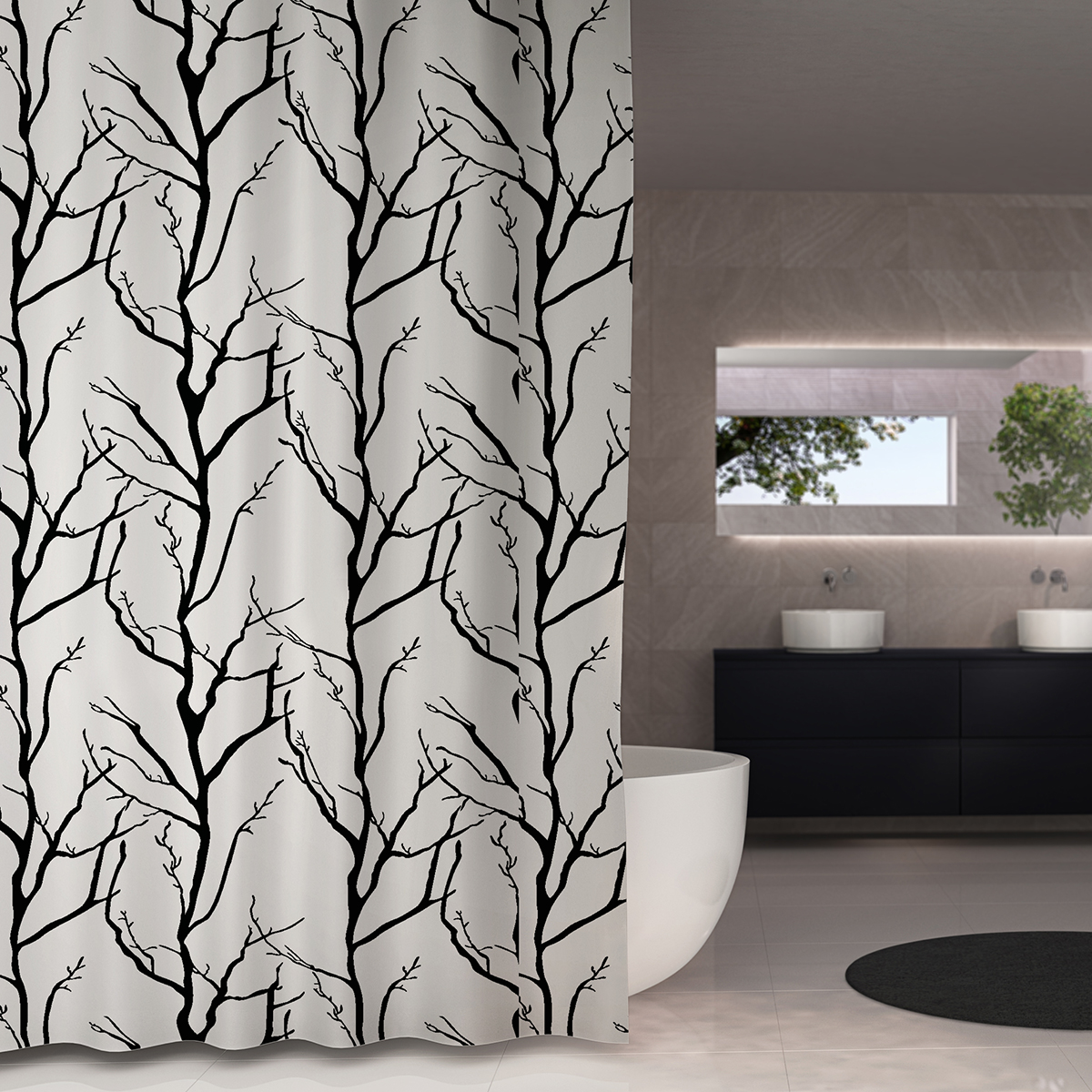 Duschdraperi Debel Tree