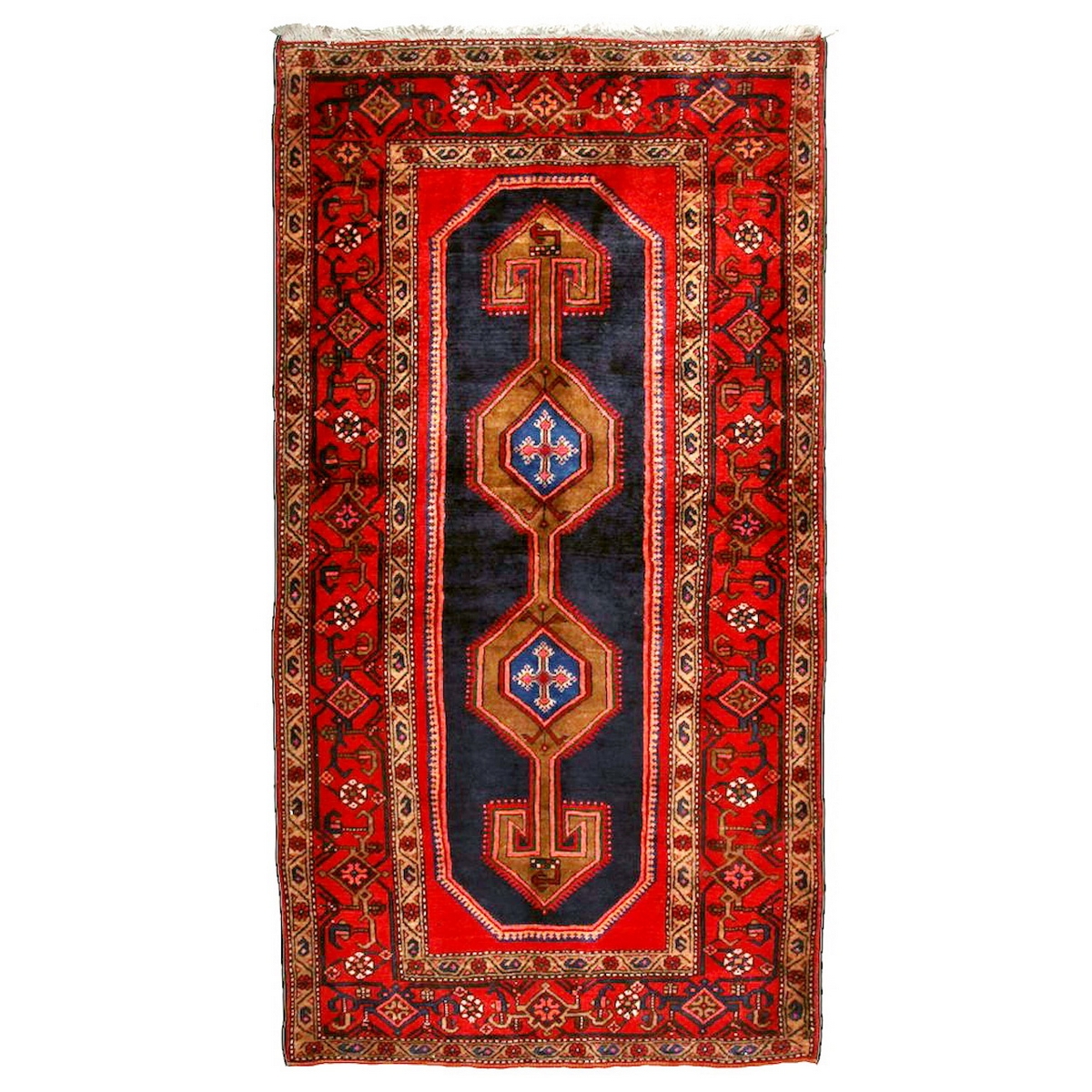 Handvävd Matta Arkiio Persisk Lorestan Qoltoq 130x255