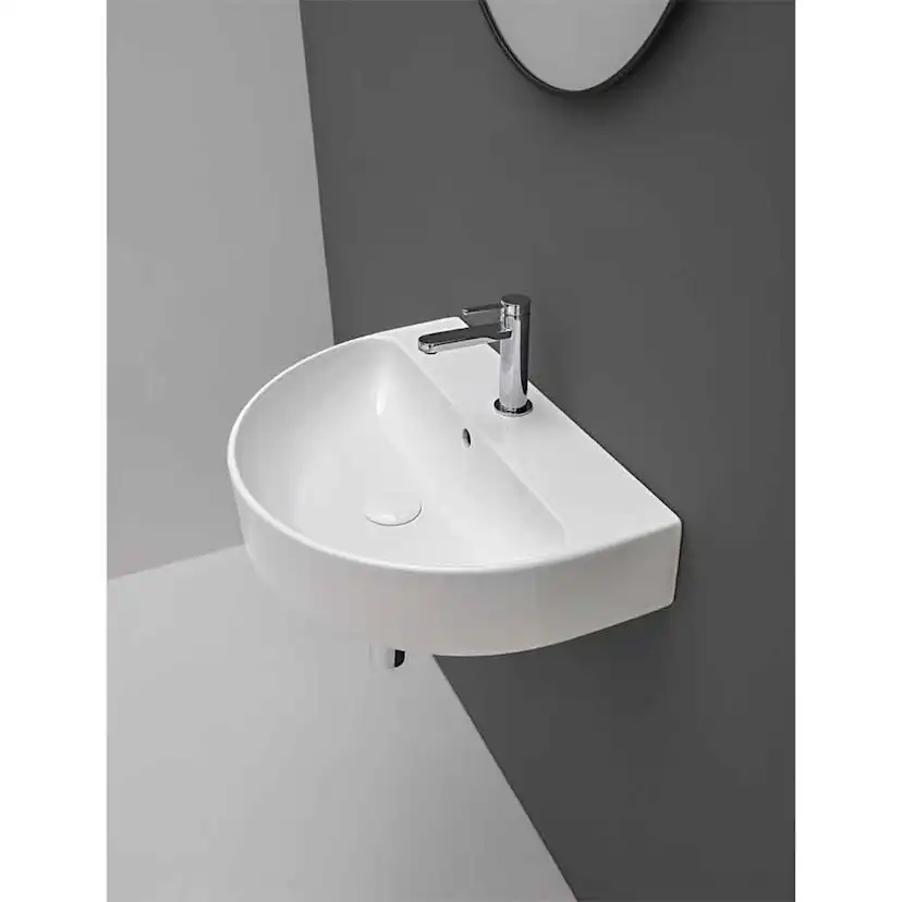 Tvättställ Lavabo AXA Halvrund