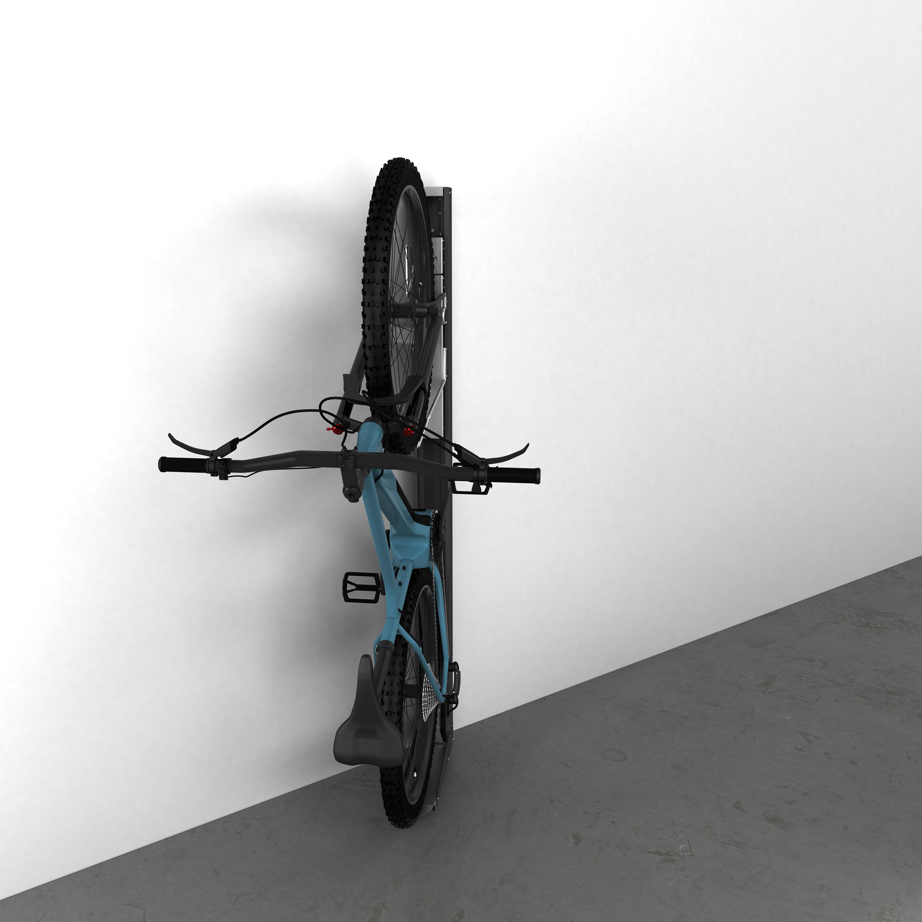 Cykelhållare BikeLift för Väggmontering Svängbar Mörkgrå