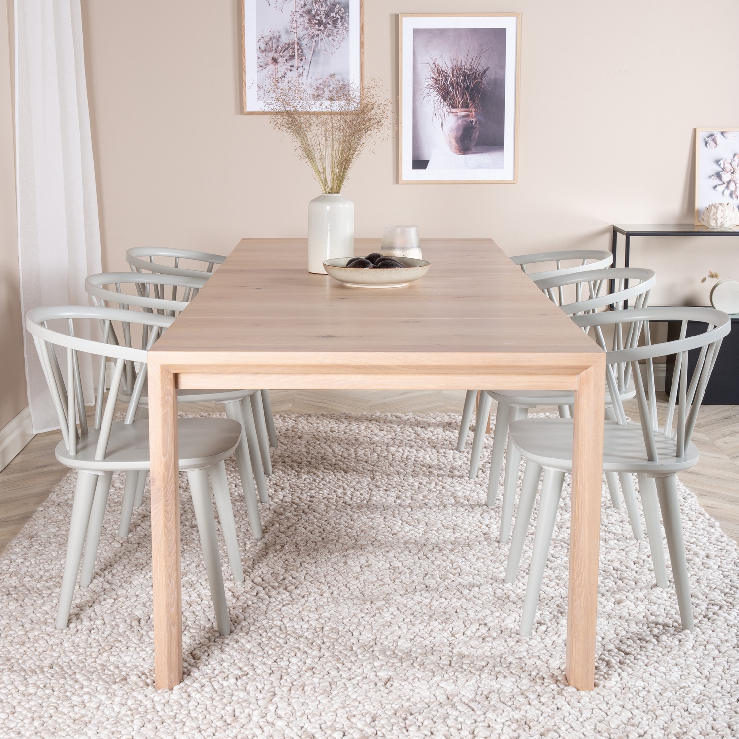 Matgrupp Venture Home Shy med 6 Brum Matstolar