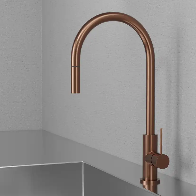 Köksblandare Scandtap Steel Accent med Utdragbar Pip