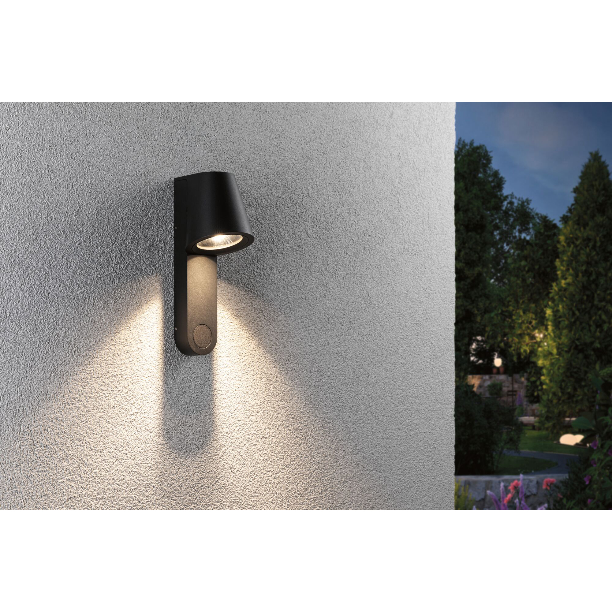 Fasadbelysning LED Paulmann Caissa Seawater Resistant med Skymningsstyrd rörelsedetektor IP44 230V