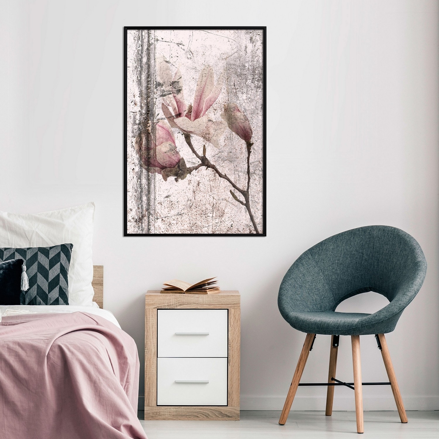 Poster Artgeist Affisch Exquisite Magnolia