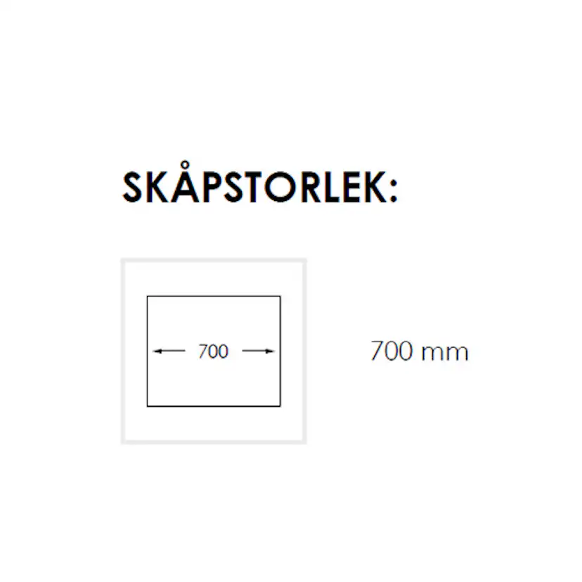 Diskho Nordic Tech Radius 600 X Rostfri Enkel med Korgventil & Vattenlås