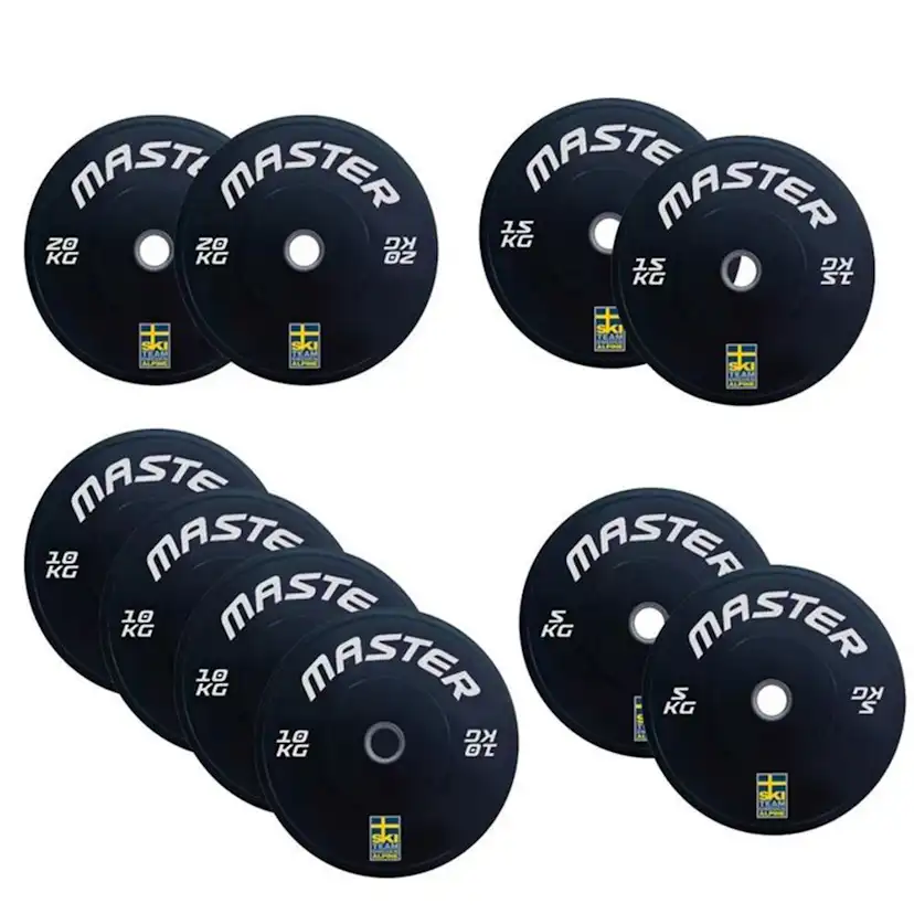 Bumperset Master Fitness 120 kg SkiTeam Viktskiva