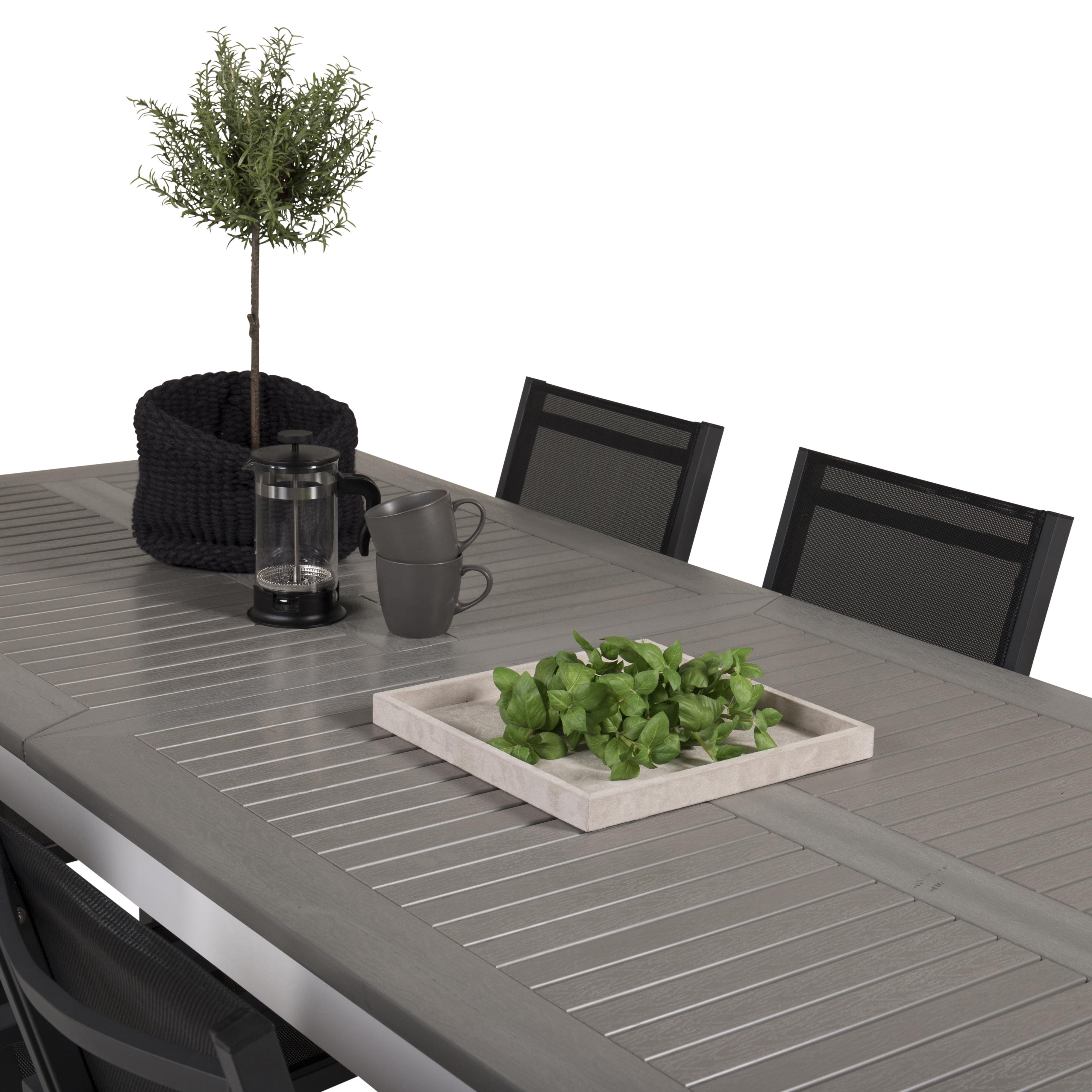 Matgrupp Venture Home Aleyna 224/324 med 6 Copacabana Karmstolar