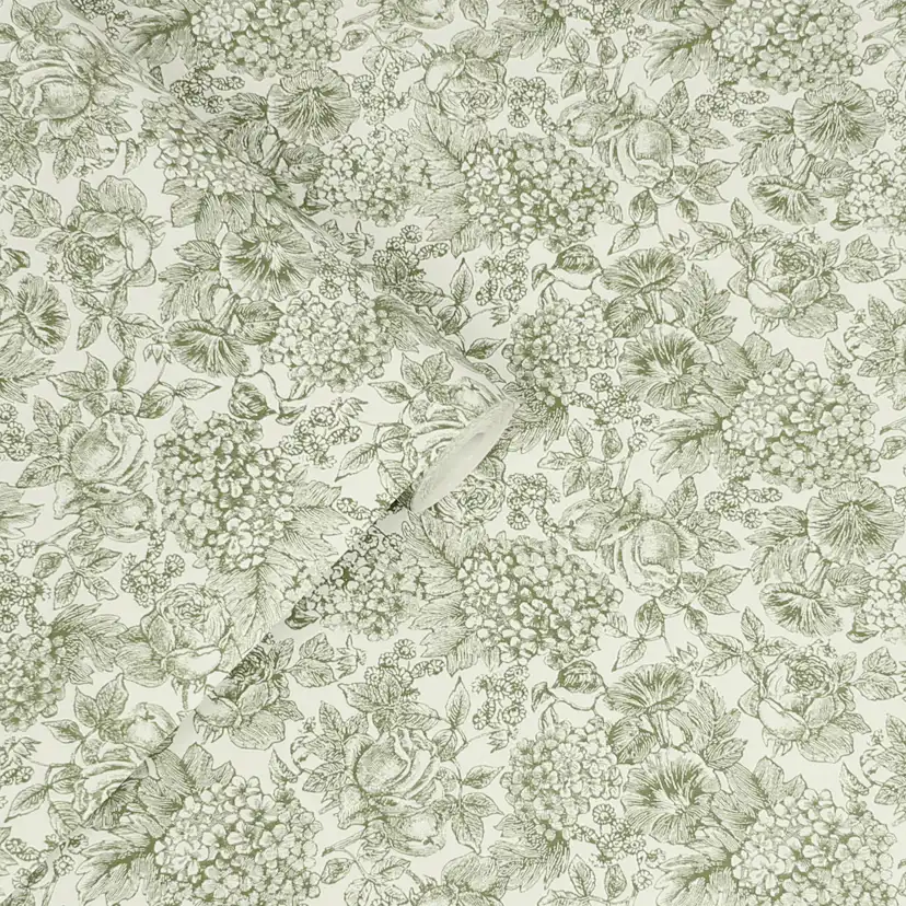 Tapet Laura Ashley Louise Moss Grön 121080