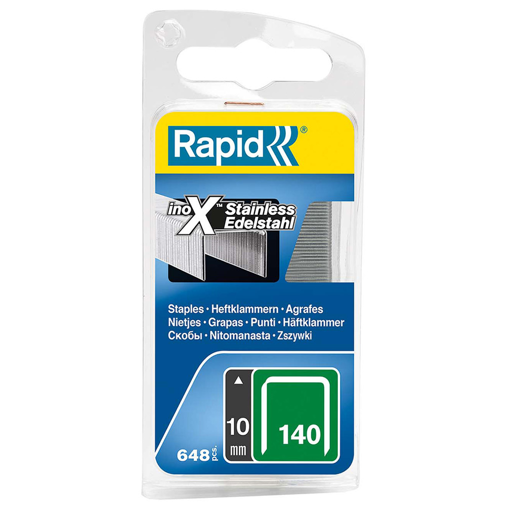 Häftklammer Rapid 140/10 mm 648 st RFR SB