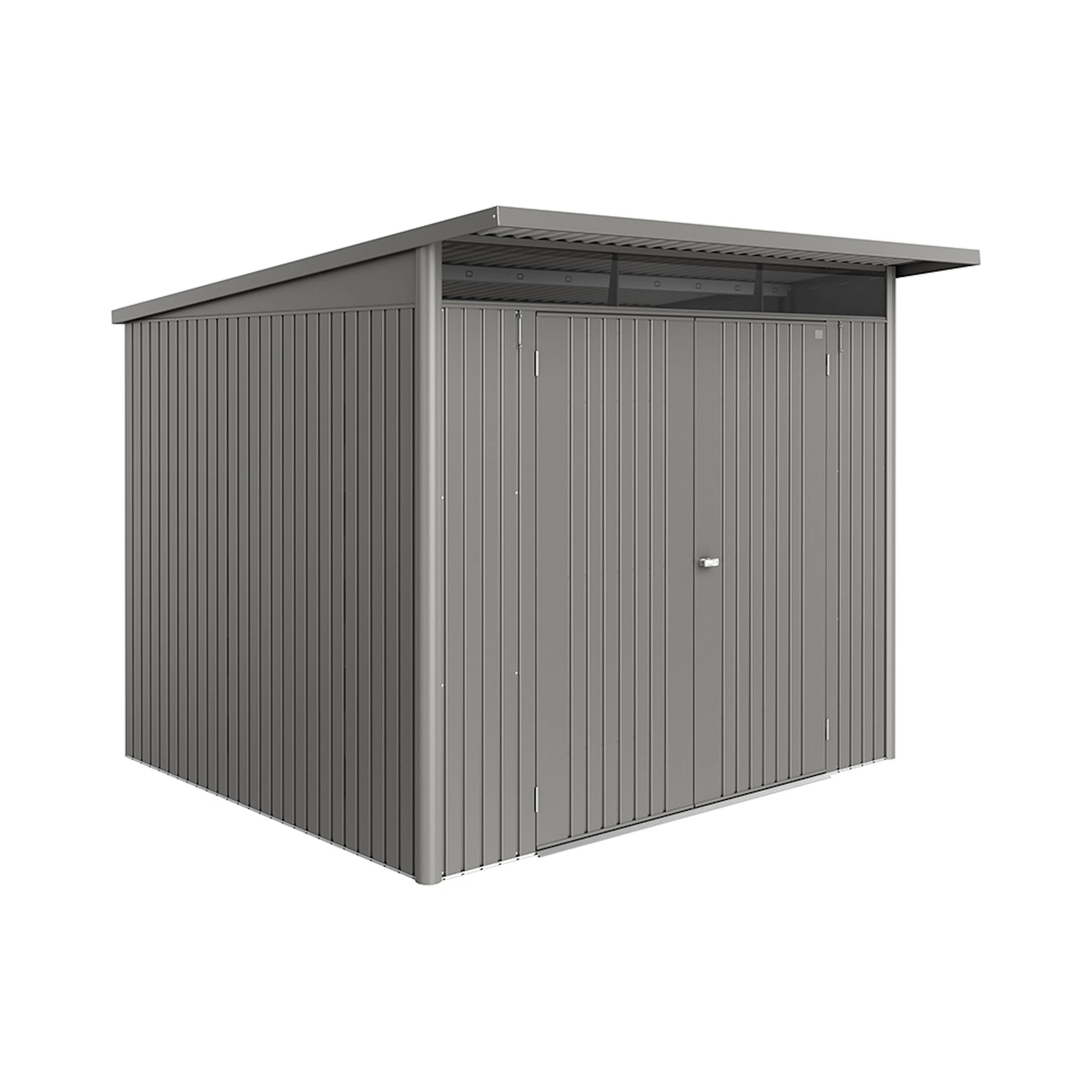 Redskapsbod Biohort Avantgarde Eco A6 Metallic Kvartsgrå Dubbeldörr
