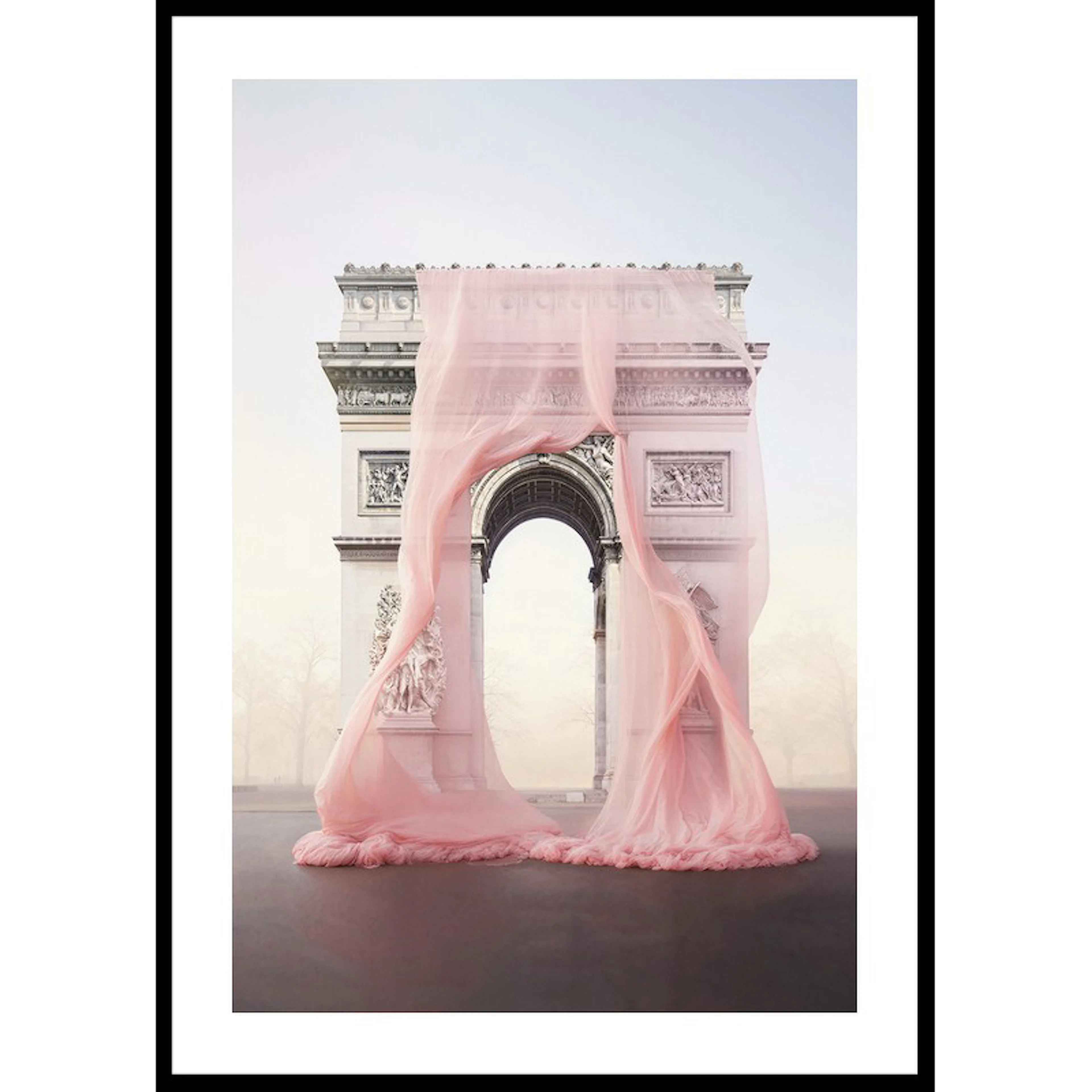 Arc De Triomphe Rose 30x40 30x40 cm