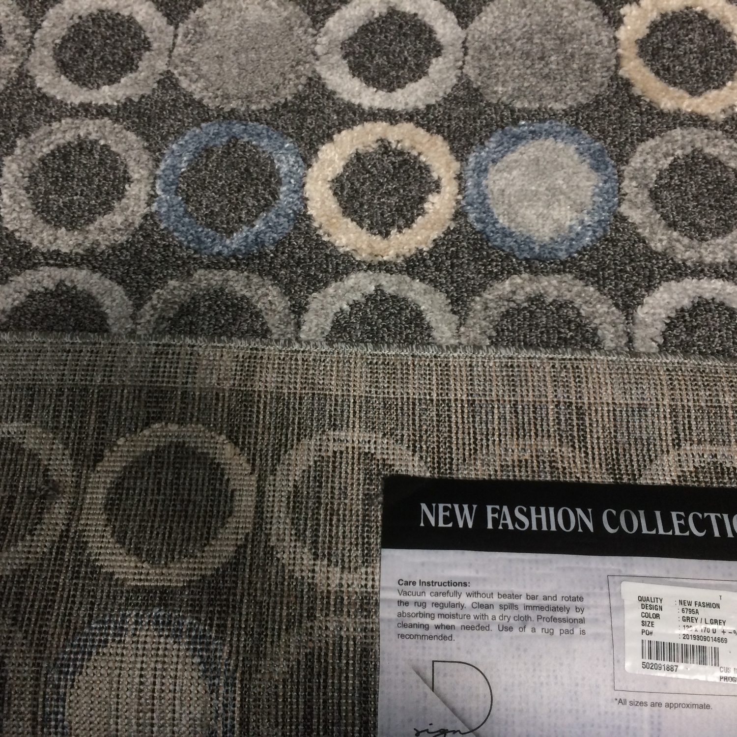 Wiltonmatta D-sign Andria Grå