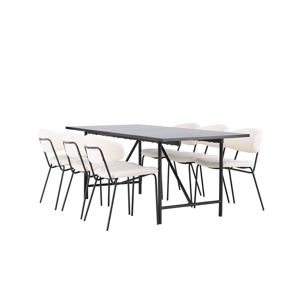 Matgrupp Venture Home Astrid med 6 Chico Stolar