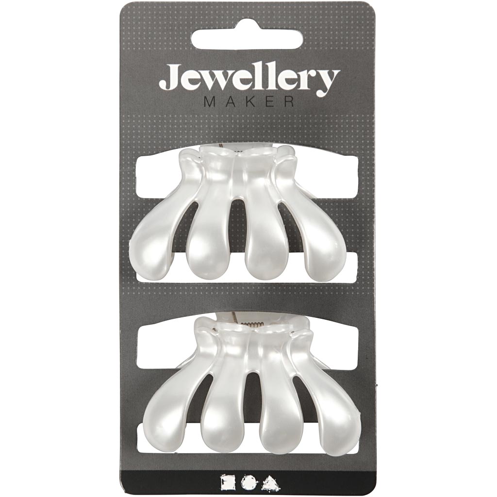 Hårklämma Creativ Company Pärlemor 60x38 mm 2 st/1 Förp