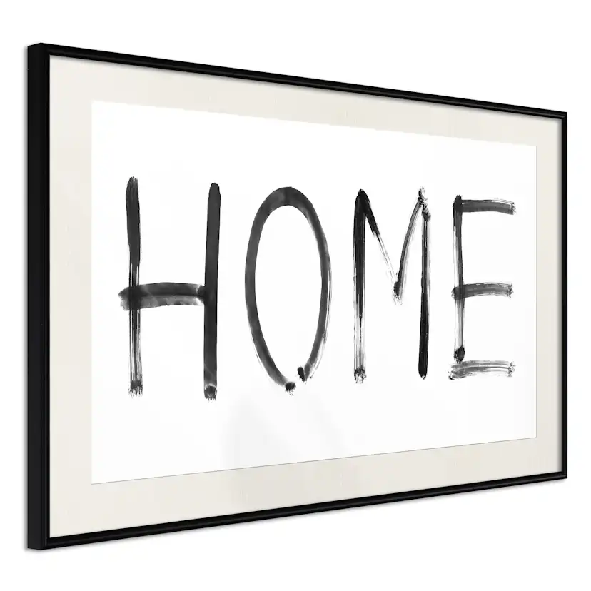Poster Artgeist Affisch Black Home