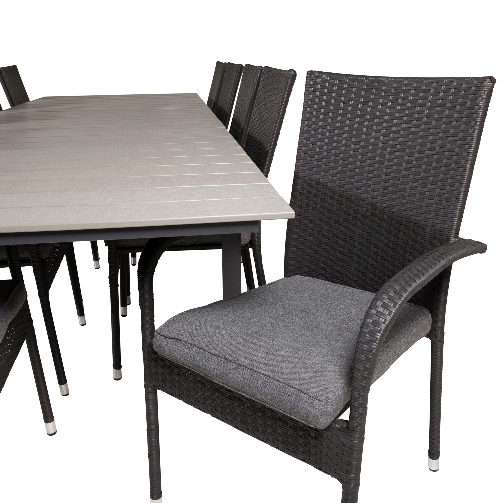 Matgrupp Venture Home Lova 224/324 med 10 Asta Karmstolar