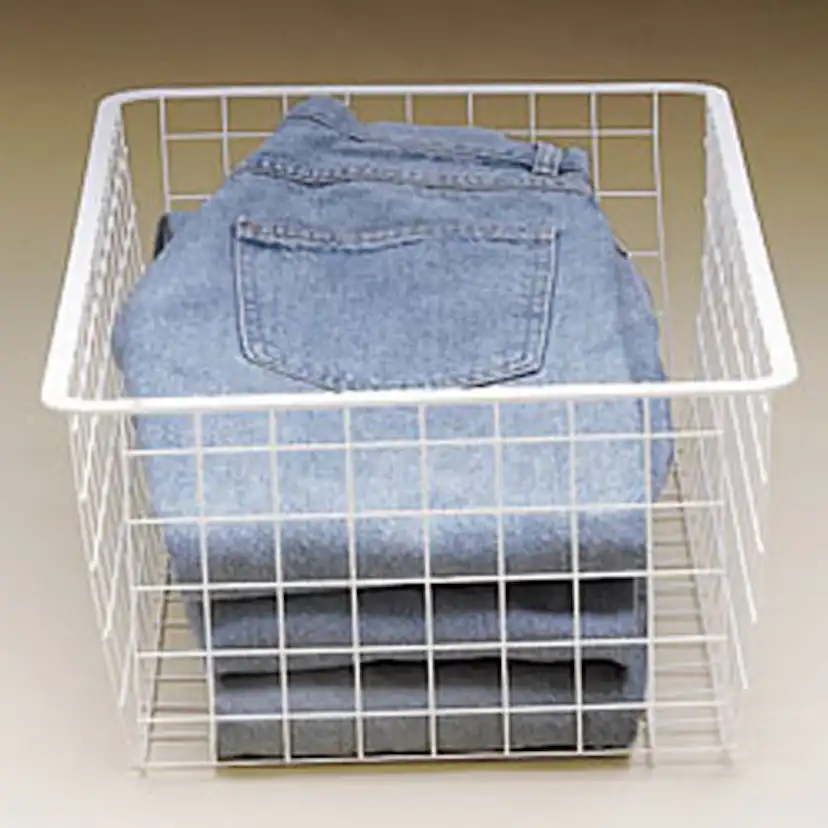 Trådback 327x527x285 mm vit Mått 327 x 527 x 285 mm. Vit.