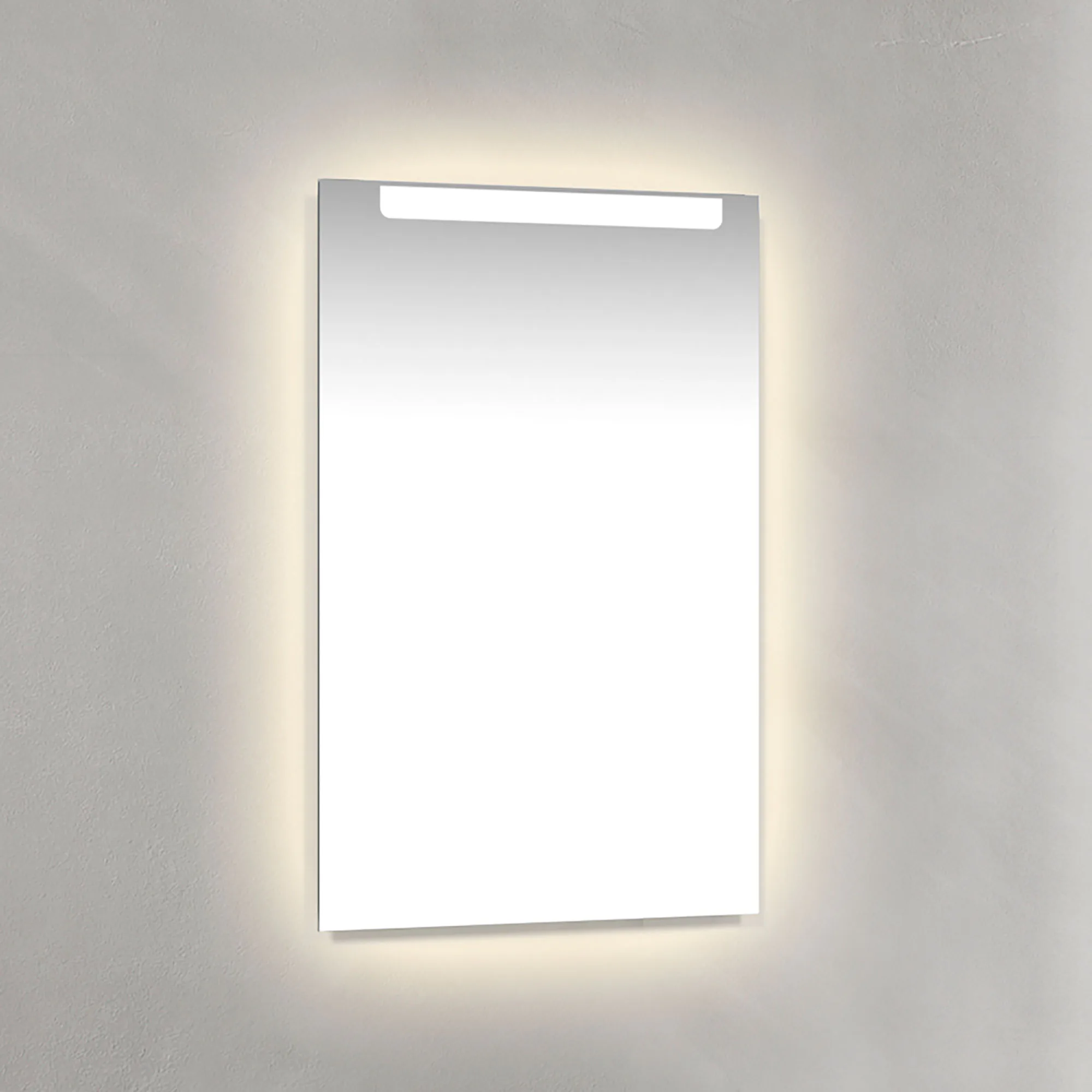 Spegel Macro Design Crown Ambilight Infälld belysning