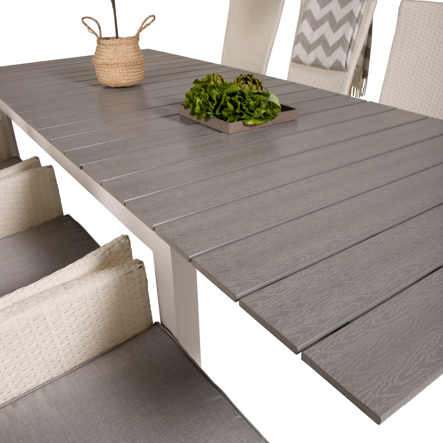 Matgrupp Venture Home Lova 160/240 med 8 Pishi Stolar