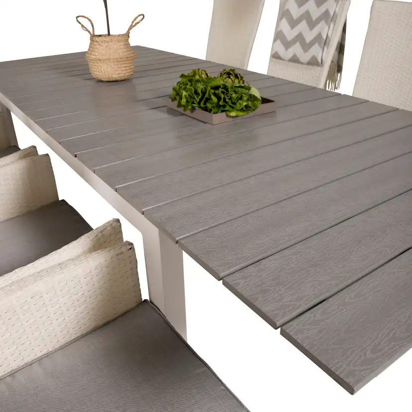 Matgrupp Venture Home Lova 160/240 med 8 Pishi Stolar