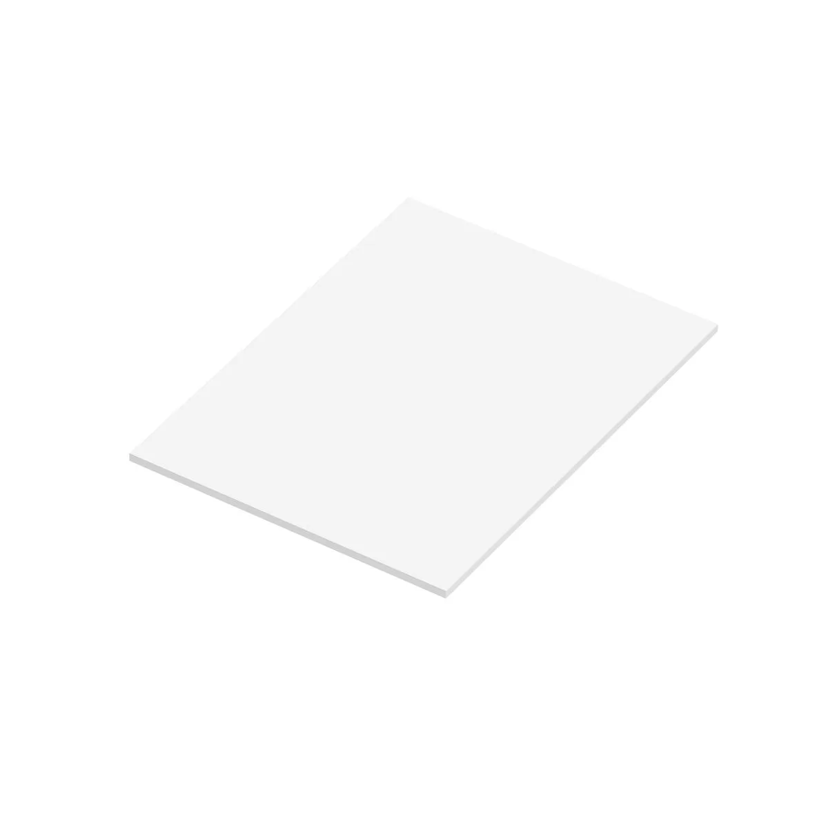 Bänkskiva Solid Surface Tenfors 60x45 cm Vit Matt 600x450 mm