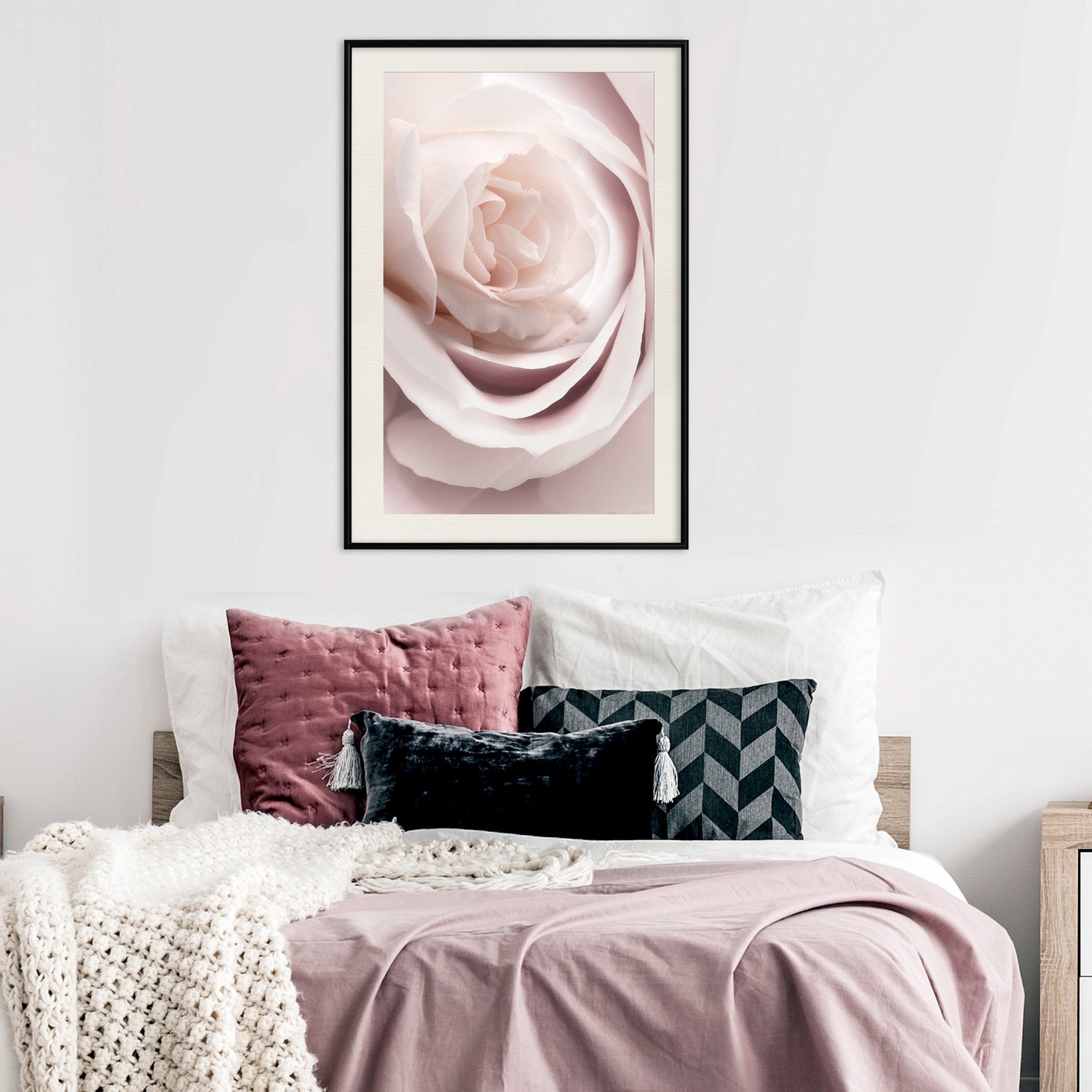 Poster Artgeist Affisch Porcelain Rose