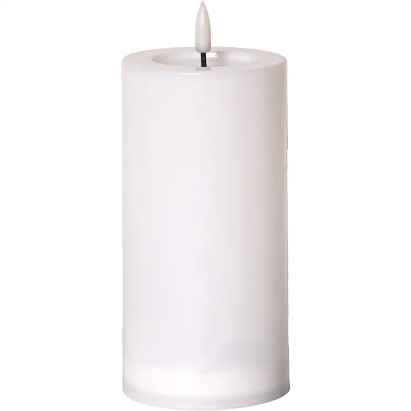 Solcellsljus Flamme Saul Vit 7,5x17,5 cm ww Höjd: 175 Mm