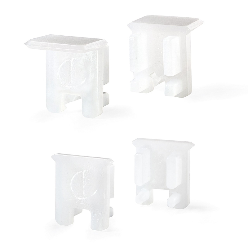 Ändavslut Beslag Design LED-profil Apex 2x2-pack