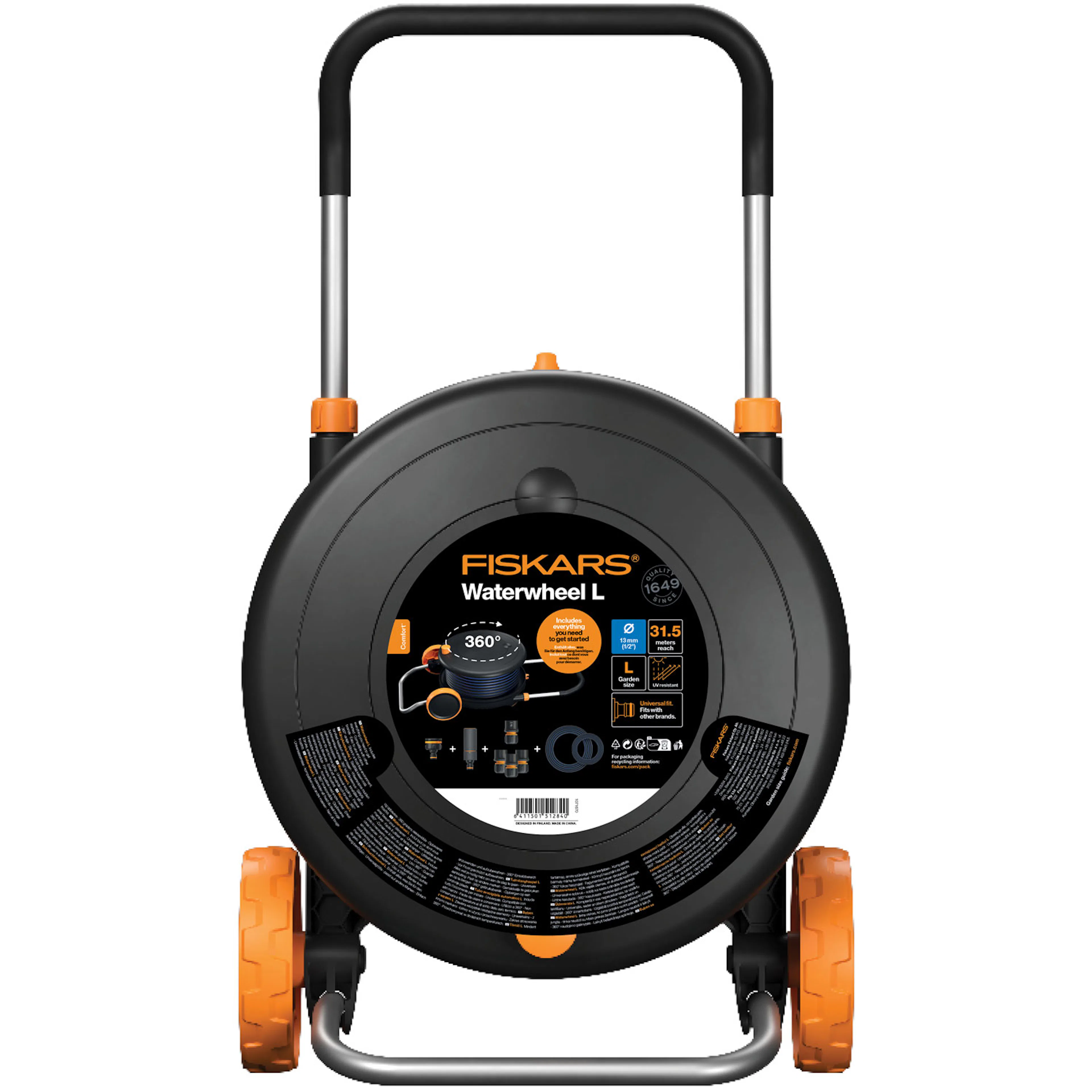 Slangvinda Fiskars Comfort Bevattningssystem med 31,5m Räckvidd