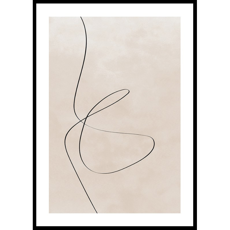 Line Art Abstract Shapes No2 70x100 70x100 cm