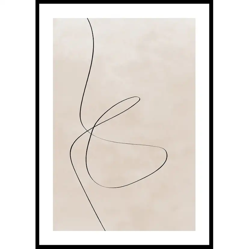 Line Art Abstract Shapes No2 70x100 70x100 cm