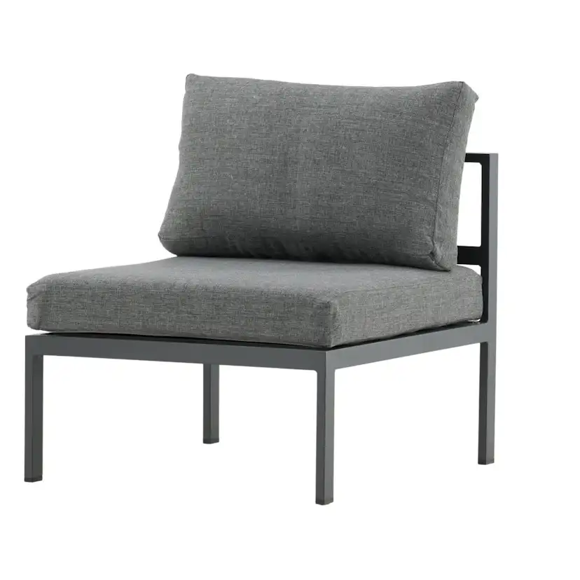 Copacabana Middle Part - Black Alu / Grey Cushion Black Alu / Grey Cushion
