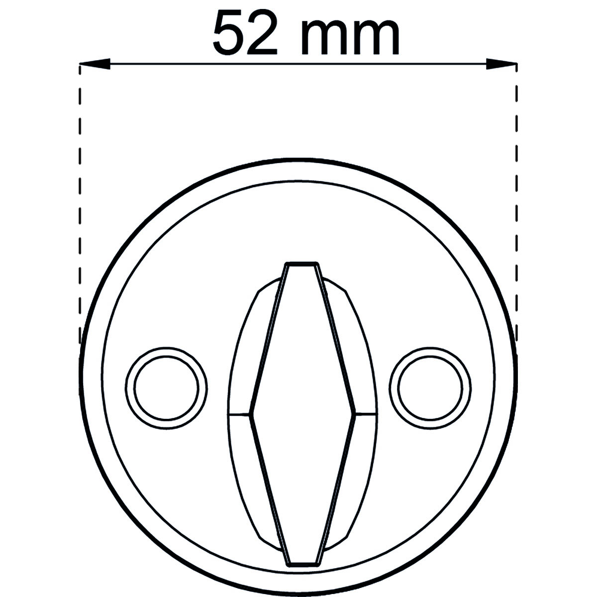 Cylindervred 40 Habo Krom