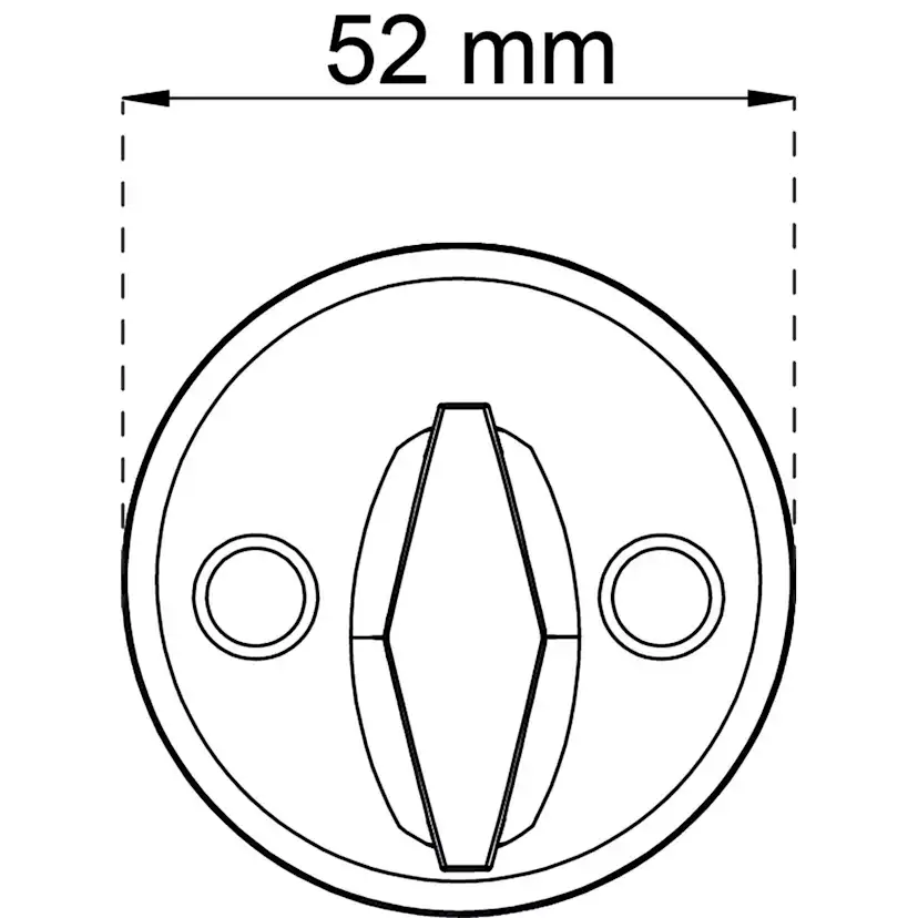 Cylindervred 40 Habo Krom