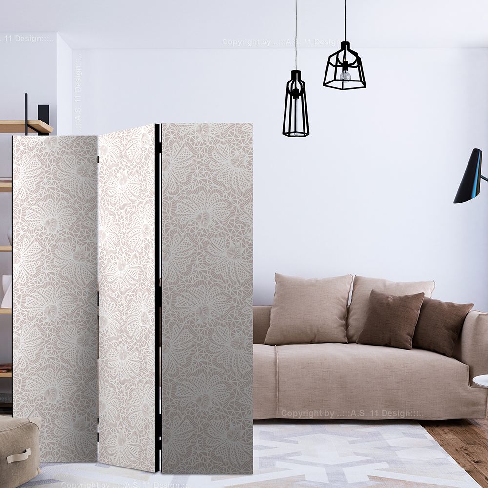 Rumsavdelare Skärmvägg Arkiio Knitted Ornaments 135x172 cm