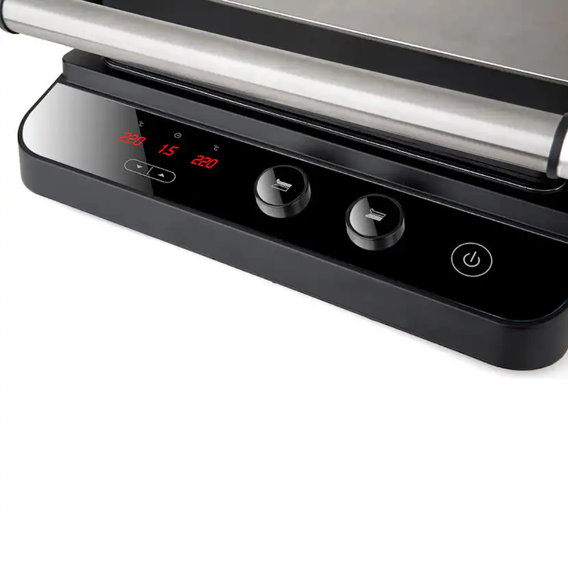 Bordsgrill BLACK+DECKER Temp Control Extra Plattor 2000W Borstat stål