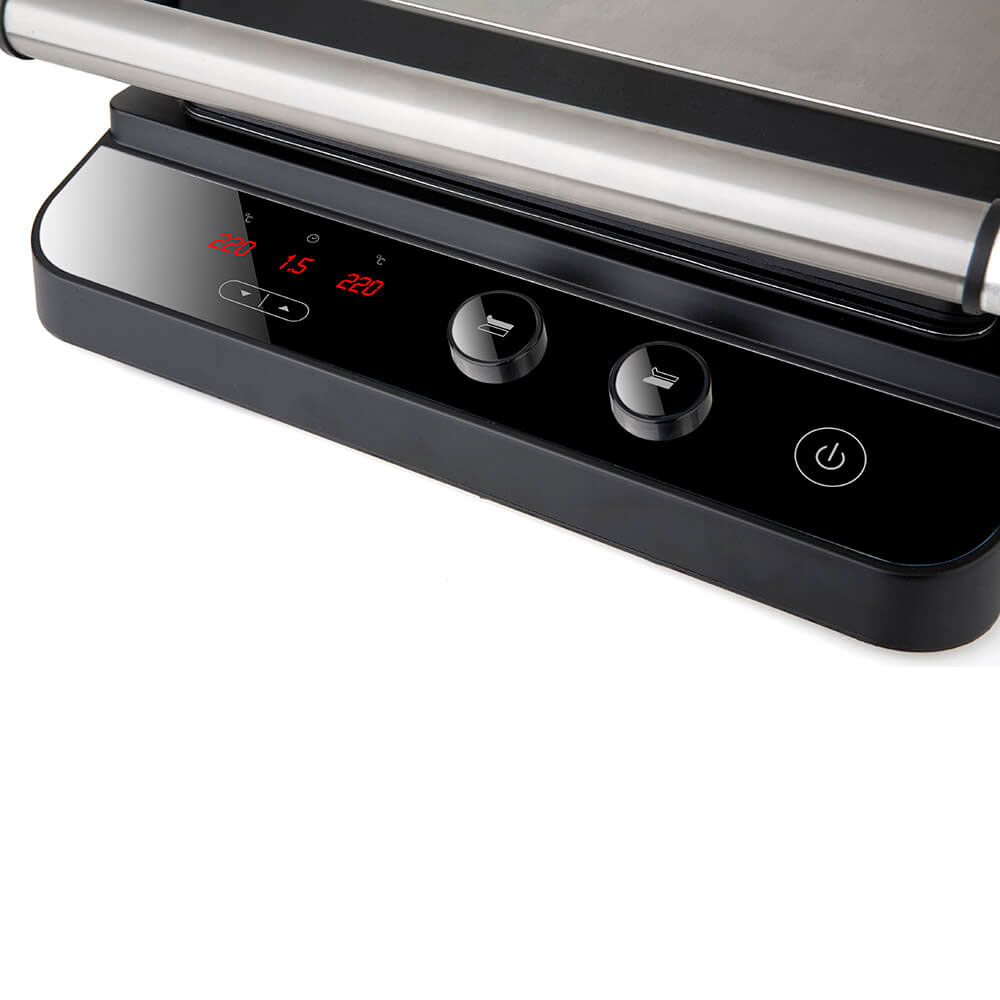 Bordsgrill BLACK+DECKER Temp Control Extra Plattor 2000W Borstat stål