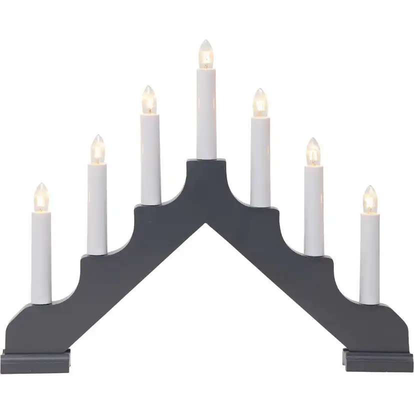 Ljusstake Ada Grå