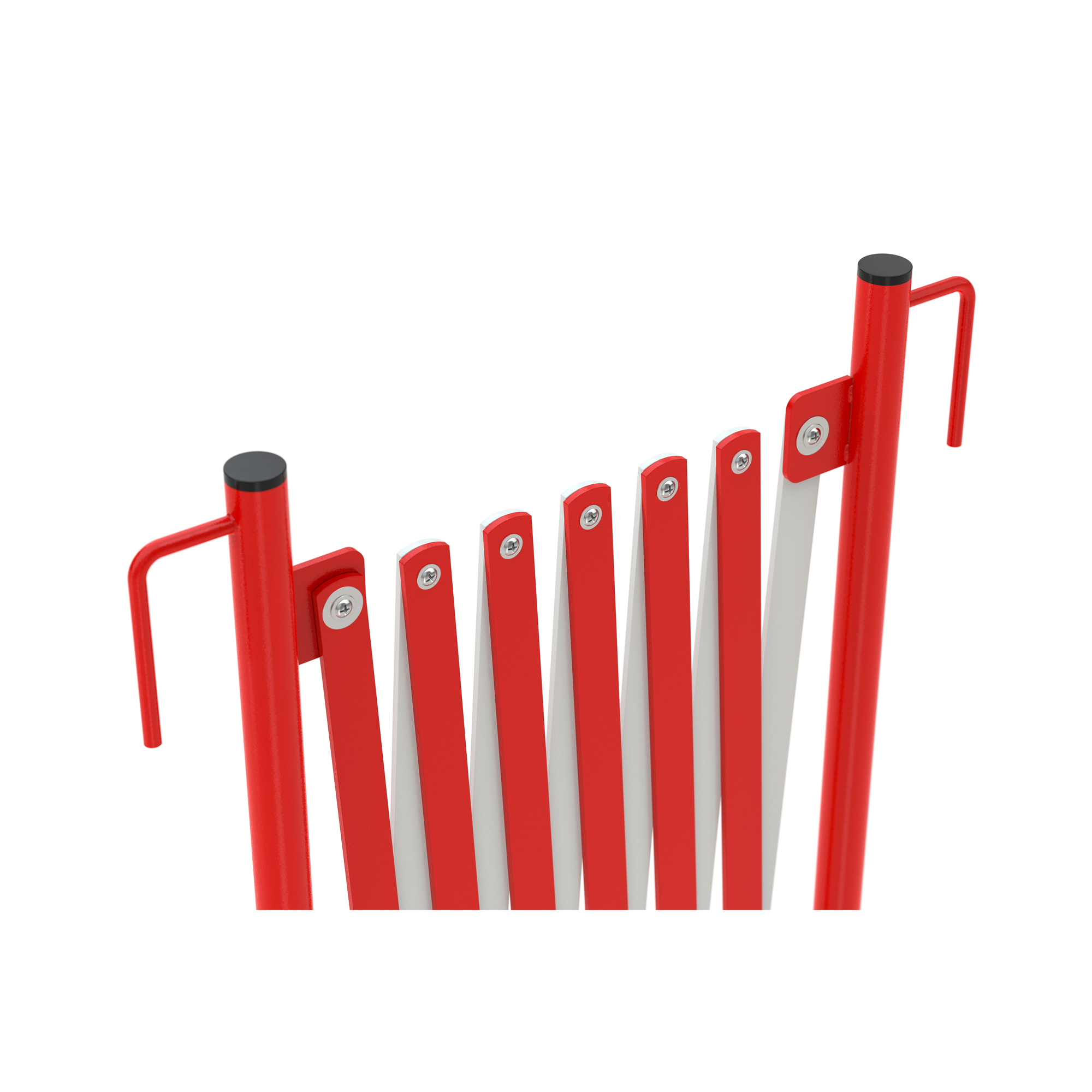 Avgränsare R&R Solutions Expanderbar Mobil Röd/Vit