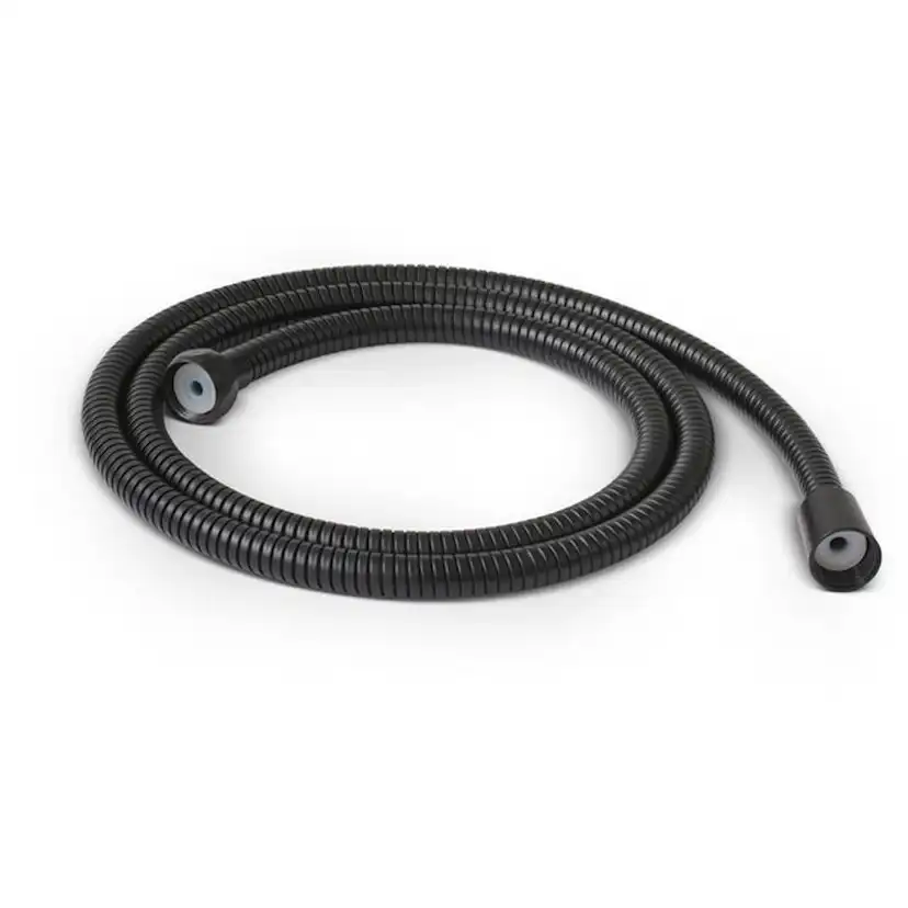 Duschslang Habo Elastisk Svart Svart, 150-200 cm