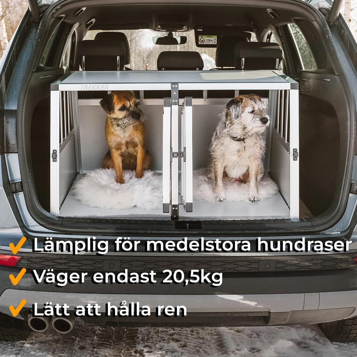 Hundbur Trekker XL 97x90x69,5 cm
