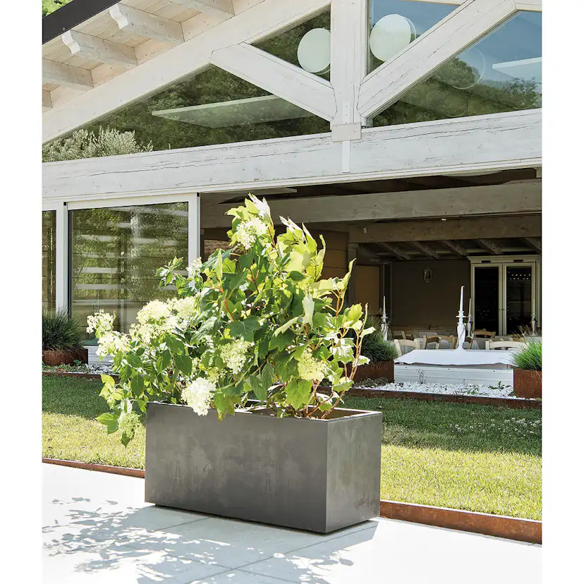 Kruka Deroma Millennium Antracit Rektangulär Med Hjul 99 x 38 x 39 cm